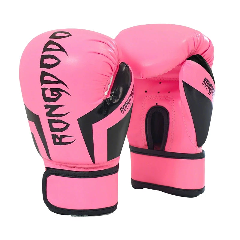 Guantes de Boxeo para Niños de 4/6/8 oz, Guantes de Boxeo de Piel Sintética para Entrenamiento Físico, Kickboxing, Deportes de Combate, Entrenamientos con Saco de Boxeo