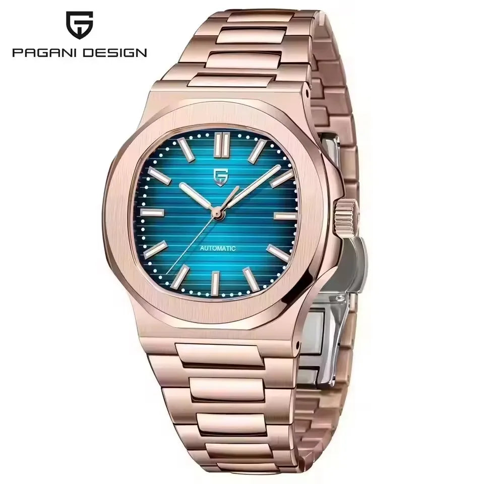 PAGANI DESIGN 2026 New Watches Mens Luxury Seagull ST6 Mechanical Mens Automatic Watches AR Sapphire Stainless Steel Waterproof