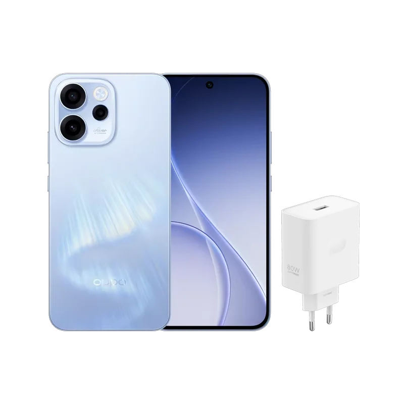 Smartphone OPPO Reno15 FS 5G 8GB+512GB Azul, Snapdragon 6 Gen 1, 6500mAh, 80W, 6.57 pulgadas, cámara de 50MP, garantía oficial OnePlus