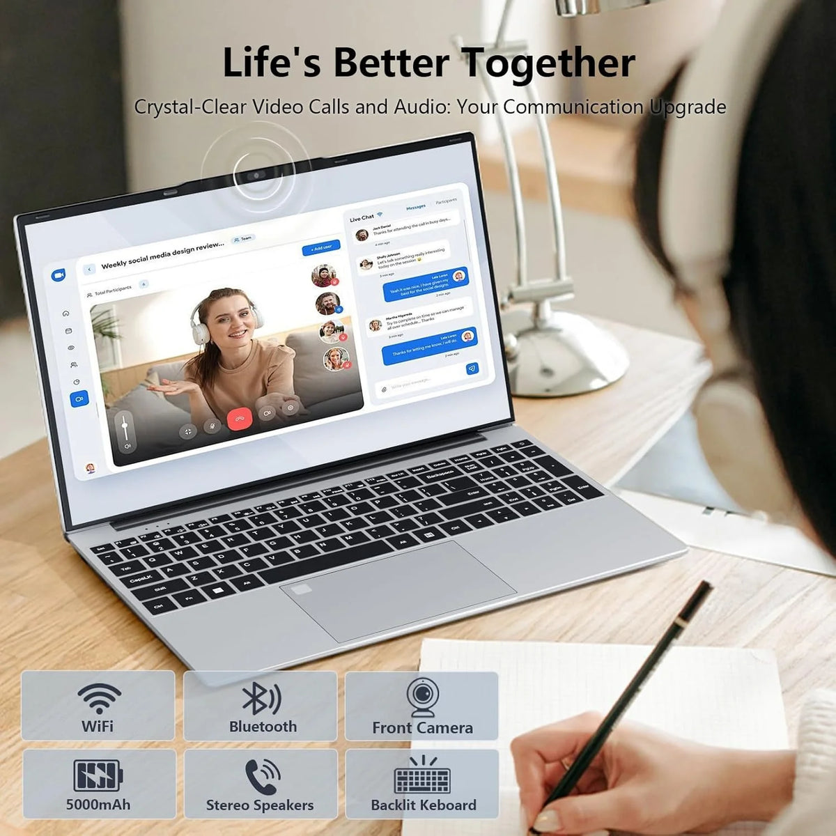 2026 Laptop Intel Core I9 10980HK Notebook Windows 11 Pro 16GB RAM 1TB 2TB SSD Office Gaming 15.6 inch Laptops Backlit Keyboard Fingerprint UnIock