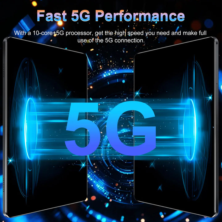 Tablet PC de 10.36 Pulgadas con Envío Rápido desde el Extranjero, Android 13, CPU de 10 Núcleos, 16GB+1TB de Almacenamiento, Batería de 12000mAh de Bajo Consumo, Doble SIM 5G y WiFi Fluido, Cámaras Nítidas para Videolla