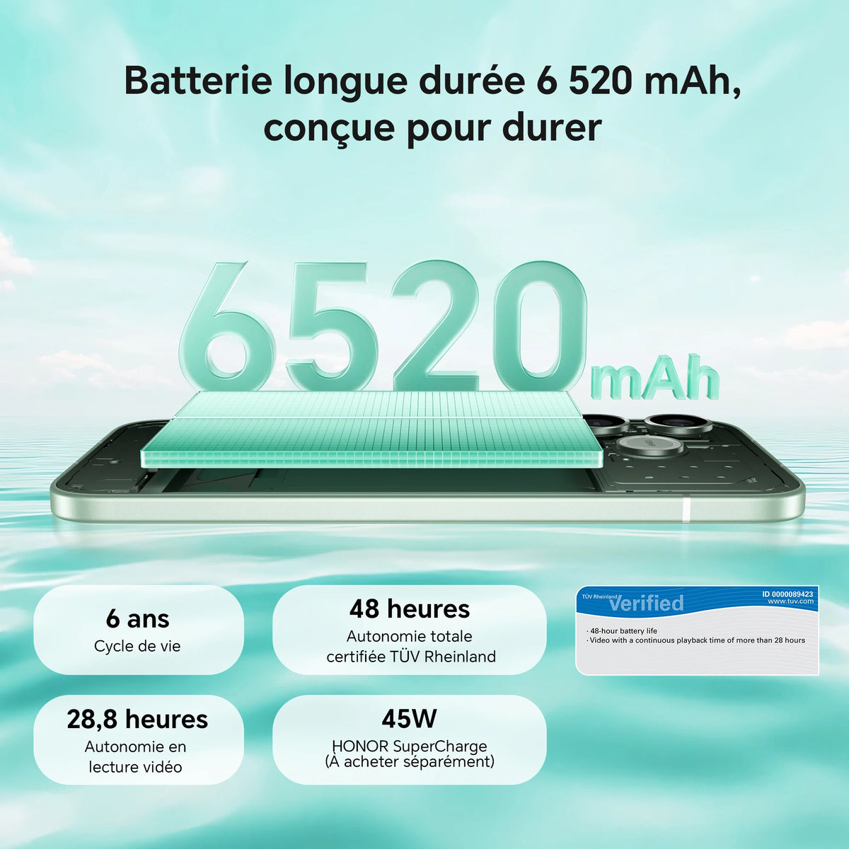 Smartphone HONOR 600 Lite 5G Versión UE MediaTek Dimensity 7100 Elite pantalla AMOLED 6,7 pulgadas 120 Hz 6520 mAh 45 W SuperCharge 108 MP
