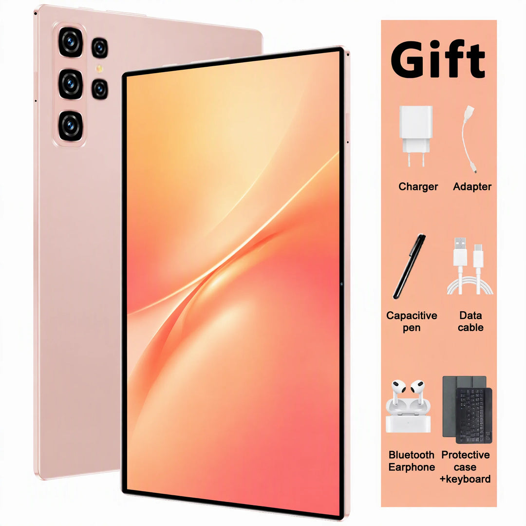 Tablet con 16 GB + 1 TB, cámara de 16 MP + 32 MP, versión global 5G, batería de 20000 mAh, pantalla de 10,36 pulgadas, Android 13, WPS, WiFi 5G, Bluetooth, doble SIM, función de llamadas telefónicas.