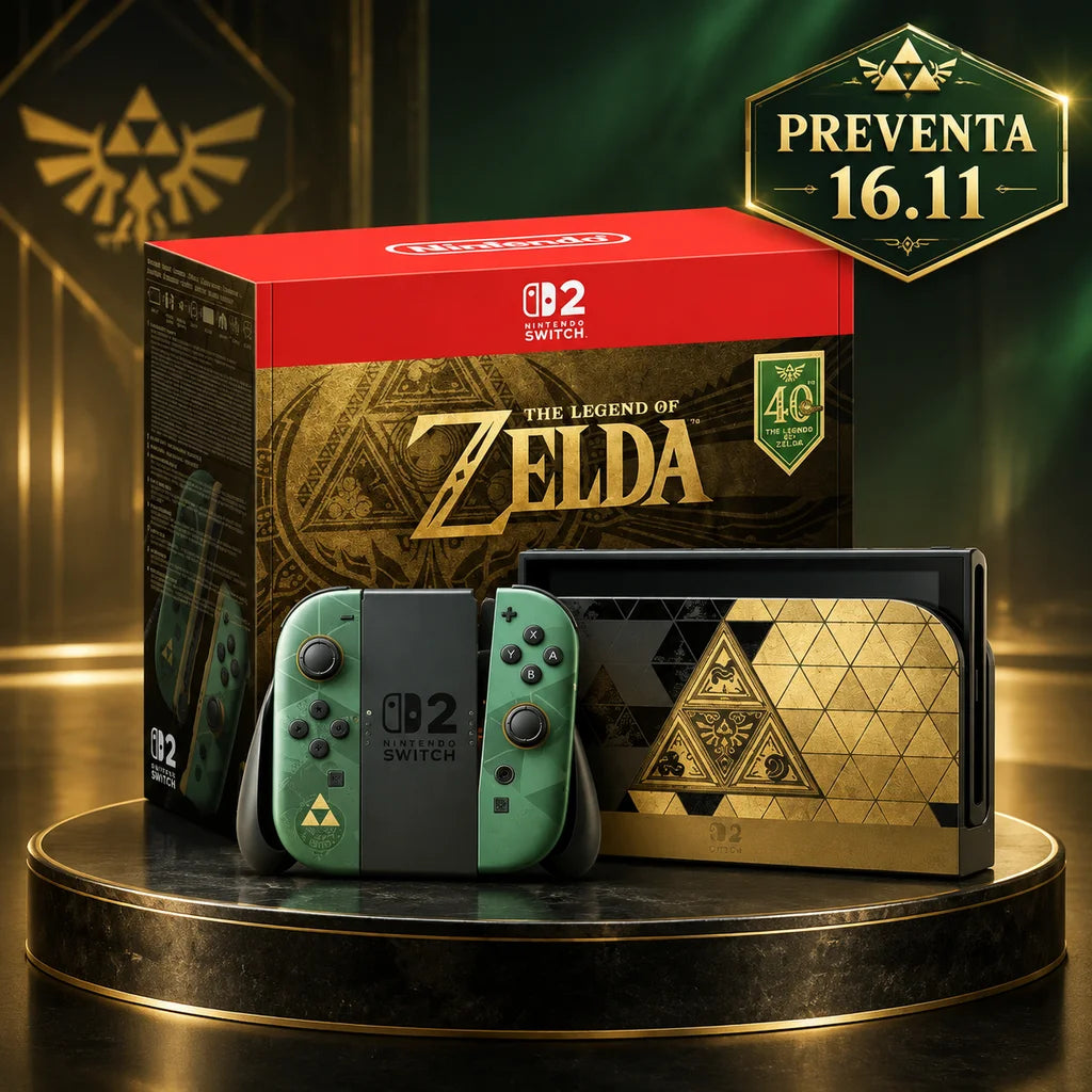 Nintendo Switch 2 – The Legend of Zelda 40th Anniversary Edition | Consola Edición 40.º Aniversario | Reserva