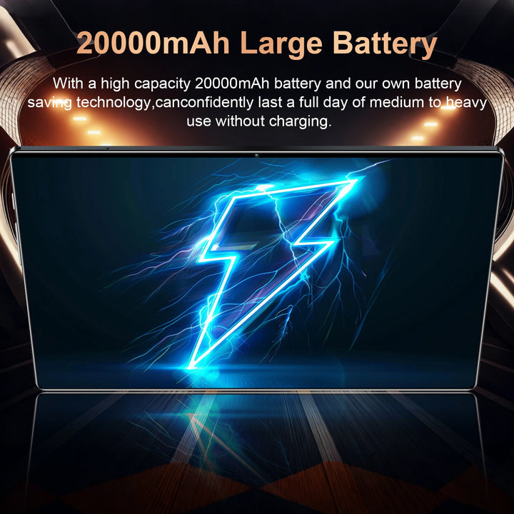 Tableta inteligente de alta gama 2026, pantalla HD de 10.36", Android 13, 14 núcleos, 16 GB de RAM, 1 TB de almacenamiento, 20000 mAh, 5G, doble SIM, Wi-Fi, GPS, doble HD, cámaras de 16 MP + 32 MP para aplicaciones multi-es