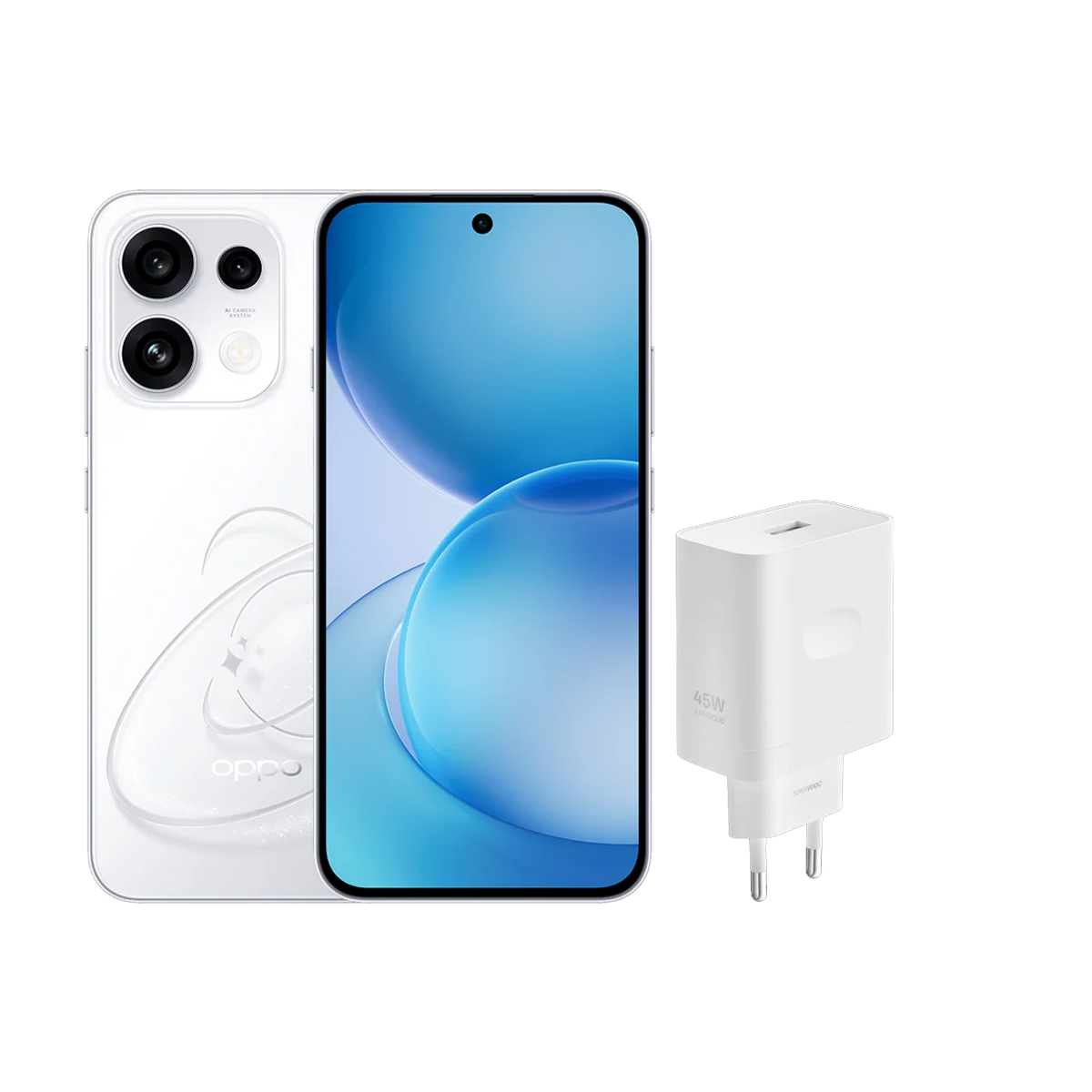 Smartphone OPPO Reno16 F 5G Versión UE 8GB+256GB AI Remix Collage Cámara Selfie Ultra Gran Angular de 50MP ColorOS 16.0 Batería de 6500mAh OnePlus
