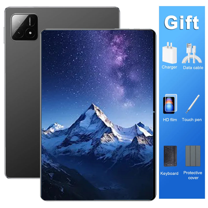 Tableta 5G con Android, pantalla de 10,36 pulgadas, batería de 20000 mAh, cámara dual de 16+32 MP, doble SIM, 16 GB de RAM, 1 TB de ROM, WiFi, Android 13, procesador de 14 núcleos, GPS, ideal para estudiar.