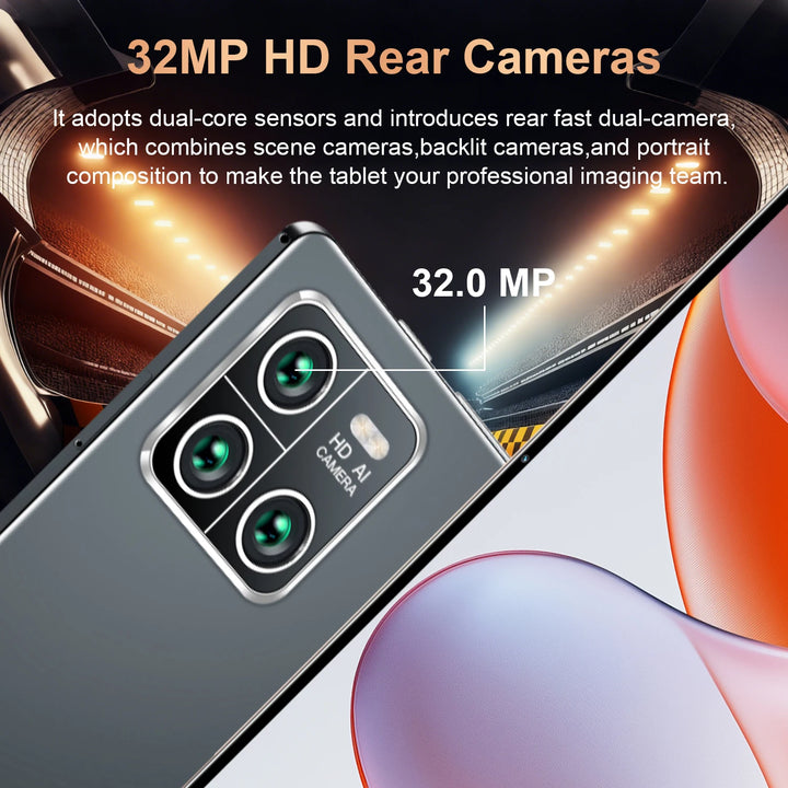 Tableta inteligente de alta gama 2026, pantalla HD de 10.36", Android 13, 14 núcleos, 16 GB de RAM, 1 TB de almacenamiento, 20000 mAh, 5G, doble SIM, Wi-Fi, GPS, doble HD, cámaras de 16 MP + 32 MP para aplicaciones multi-es