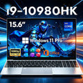 15.6'' Intel Core I9 10980HK Gaming Laptop Windows 11 16GB RAM 1TB 2TB SSD Fingerprint Unlock Computer Backlight Office Laptop