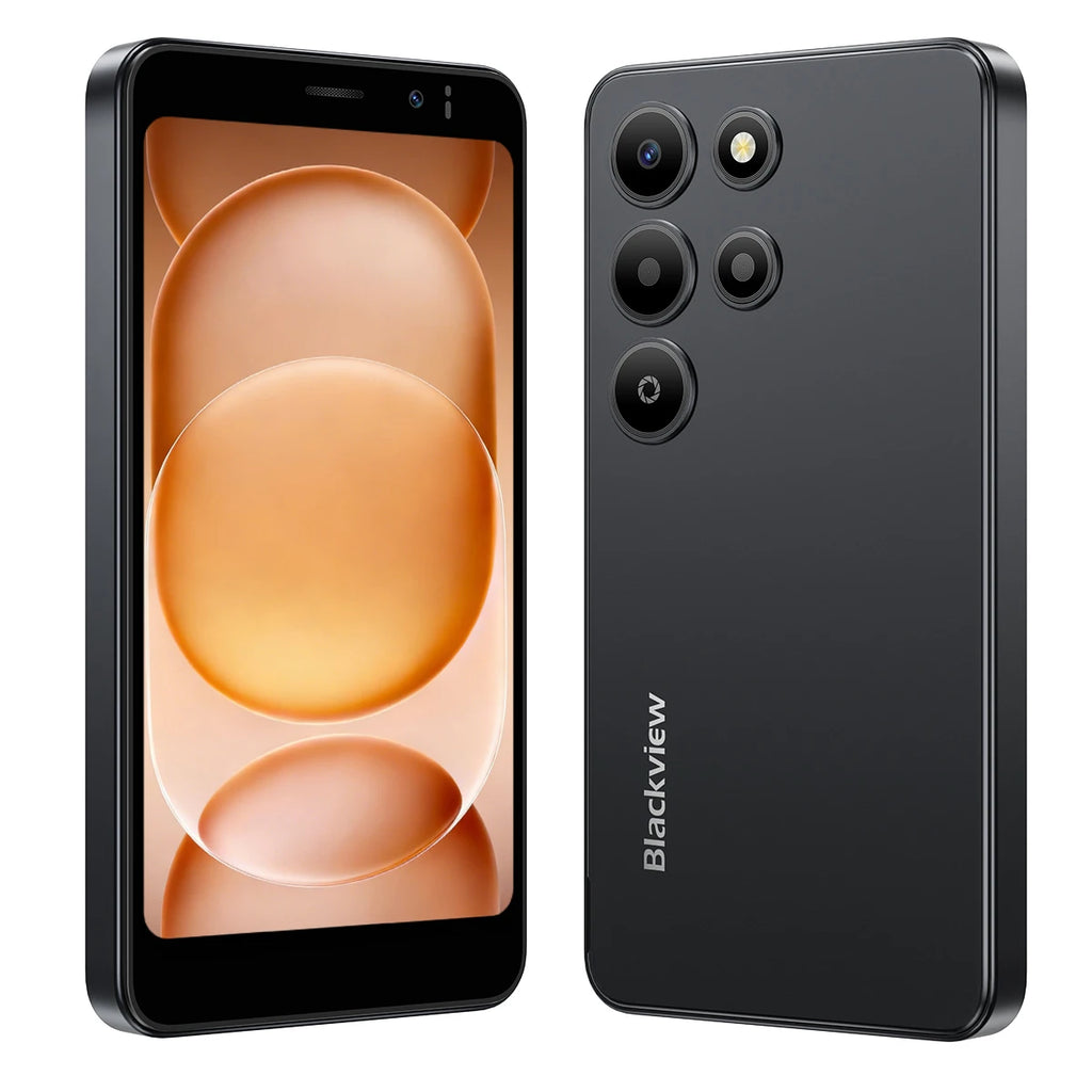 Smartphone Blackview WAVE 2C, pantalla resistente de 5 pulgadas, batería de 3000 mAh, 12 GB (3+8) + 32 GB, cámara frontal de 2 MP + trasera de 5 MP, 11,1 mm ultradelgado, Android 16 Go, funda protectora de TPU de regalo