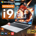 Portátil Intel Core i9-10980HK i9-9900 para juegos y oficina de 15.6 pulgadas, 16 GB de RAM, 1 TB/2 TB SSD, 1080P HD, desbloqueo por huella dactilar, Windows 11 Pro.