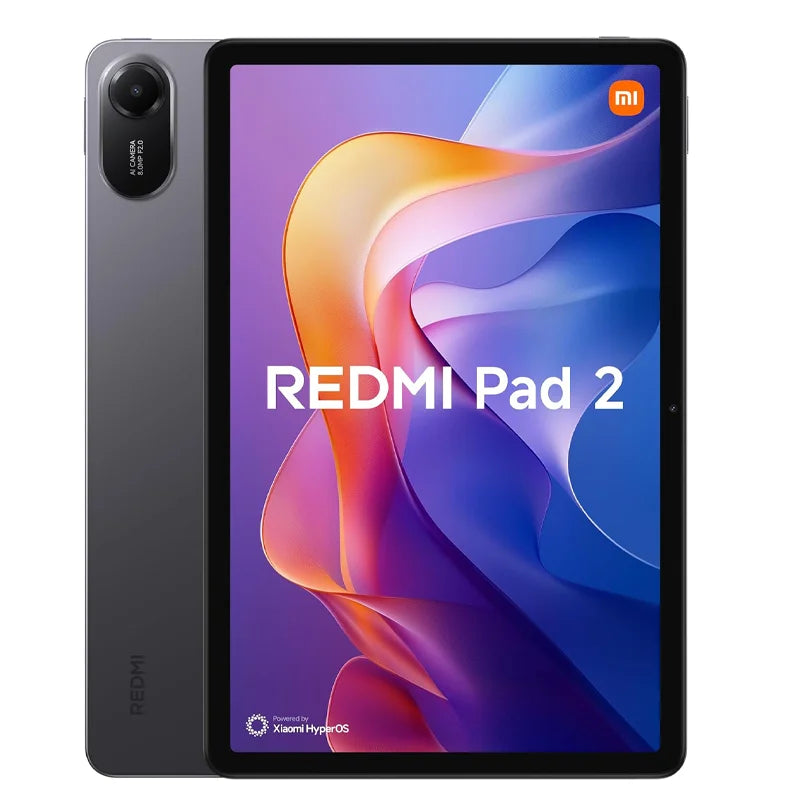 Xiaomi Redmi Pad 2 Tableta, Pantalla 11" 2.5K 90Hz, Procesador MediaTek Helio G100-Ultra, Batería 9000mAh, Carga rápida, WiFi 5 IPv6, HyperOS, Cámara 8MP, 100% Authentic &amp; Brand New