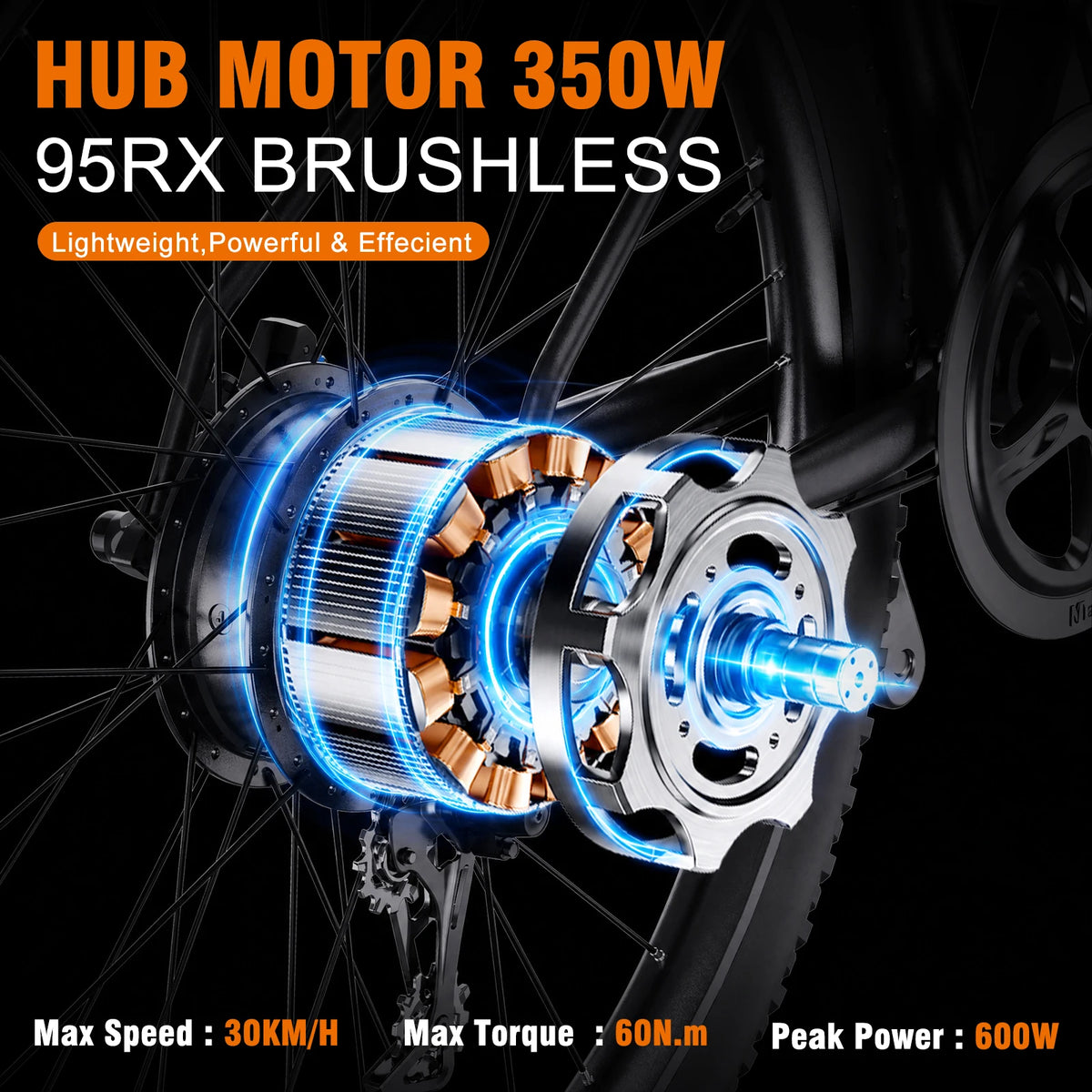 [ Duty Free ] Electric Mountain Bike EU Direct Compliant E-Bike Speed 25 km/h 250W 80N.m High Torque Hub Motor 36V 15Ah Lithium-ion Battery 120km Range 8-Speeds Hydraulic Disc Brakes New Version Electric Bicycle