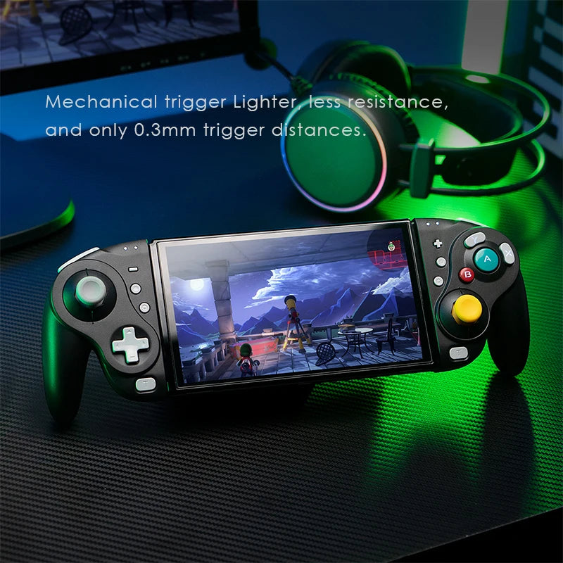 Controlador de juego inalámbrico NYXI Wizard para Switch/OLED con joystick de efecto Hall y Turbo