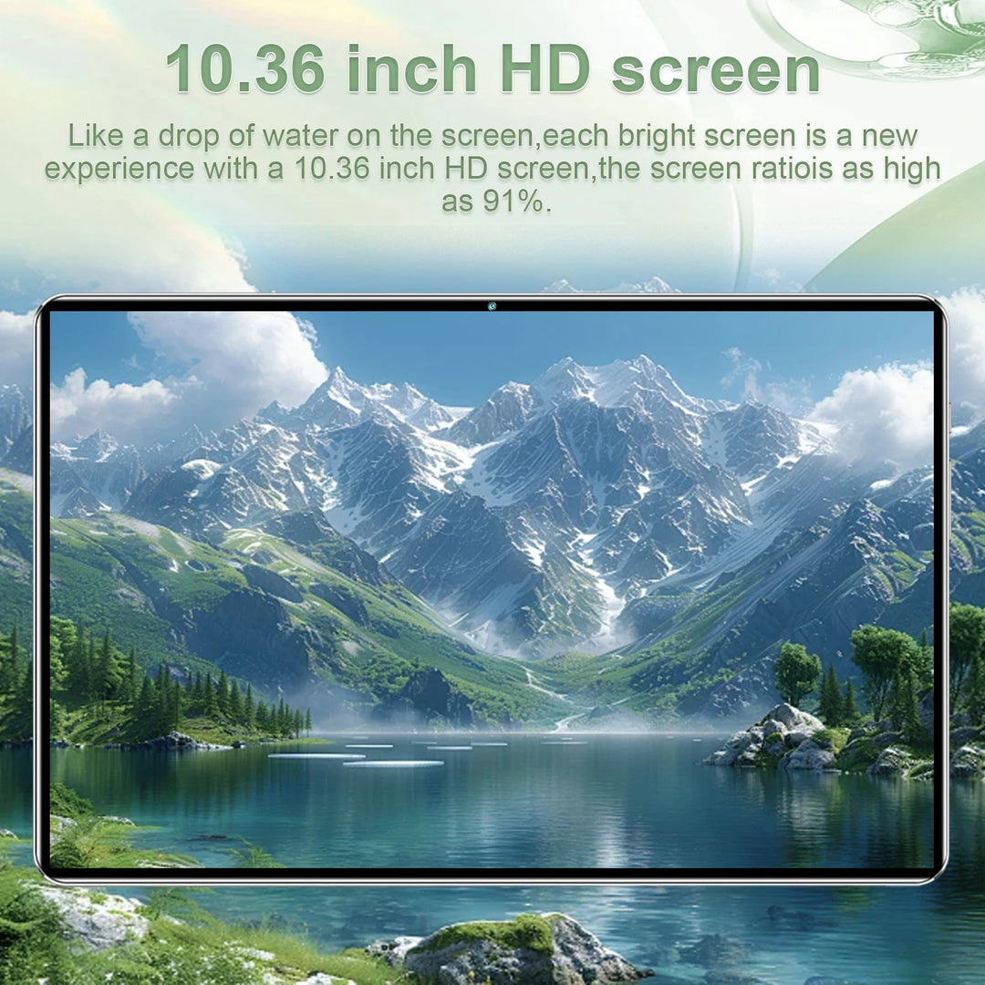 Tablet PC Android 13 de 10,36 pulgadas con desbloqueo para todas las redes, procesador de 14 núcleos para un funcionamiento fluido sin retrasos, 12 GB de RAM y 512 GB de ROM, batería duradera de 20000 mAh, conexión rápida