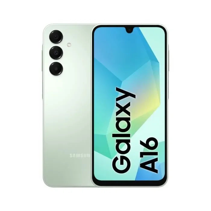 Smartphone Samsung Galaxy A16 4G 128GB MTK, pantalla Super AMOLED de 6,7", cámara de 50MP, batería de 5000 mAh, versión global, conectividad de alta velocidad
