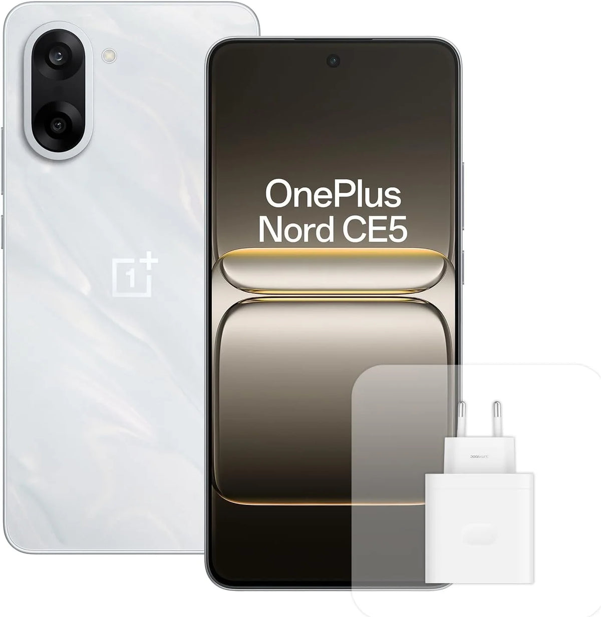 Smartphone OnePlus Nord CE5, 8GB de RAM, 128/256GB de almacenamiento, pantalla AMOLED de 6,77" a 120Hz, cámara de 50MP con OIS, batería de 5200mAh, con cargador de 80W