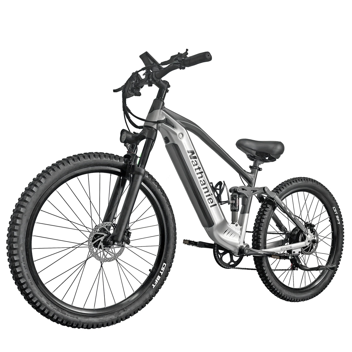 NATHANIEL SYR03 1000W Electric Mountain Bike 48V 20Ah Hydraulic Brakes 27.5'' Tire 3.5'' Color Display with Gifts