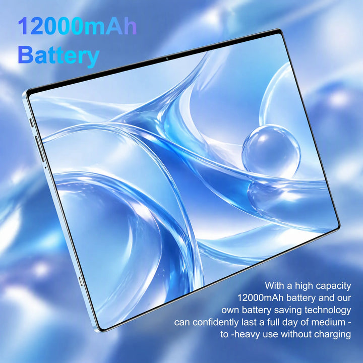 Tablet 5G Android de 10.36 Pulgadas con Pantalla 4K HD, 16GB, 1TB, WiFi, Tablet PC con Llamadas Telefónicas de 16MP+32MP, Batería de 12000mAh, Android 13.0, 10 Núcleos, Doble Tarjeta SIM