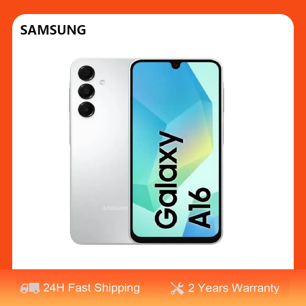 Samsung Galaxy A16 4G 128GB MTK Pantalla Super AMOLED de 6.7" Cámara de 50MP Batería de 5000 mAh Smartphone Versión Global Conectividad de alta velocidad Incluye cable de carga