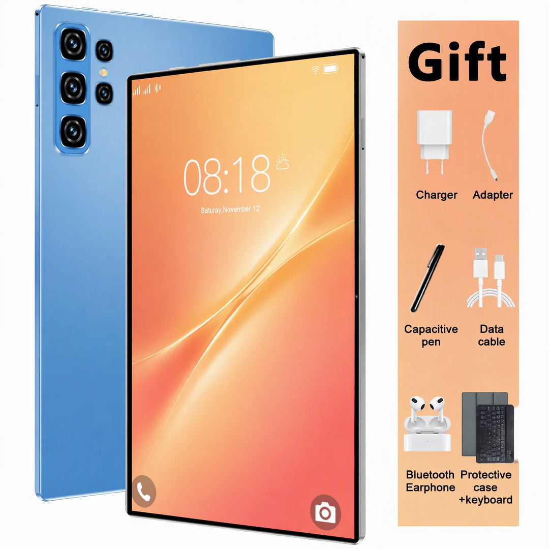 Tablet con 16 GB + 1 TB, cámara de 16 MP + 32 MP, versión global 5G, batería de 20000 mAh, pantalla de 10,36 pulgadas, Android 13, WPS, WiFi 5G, Bluetooth, doble SIM, función de llamadas telefónicas.