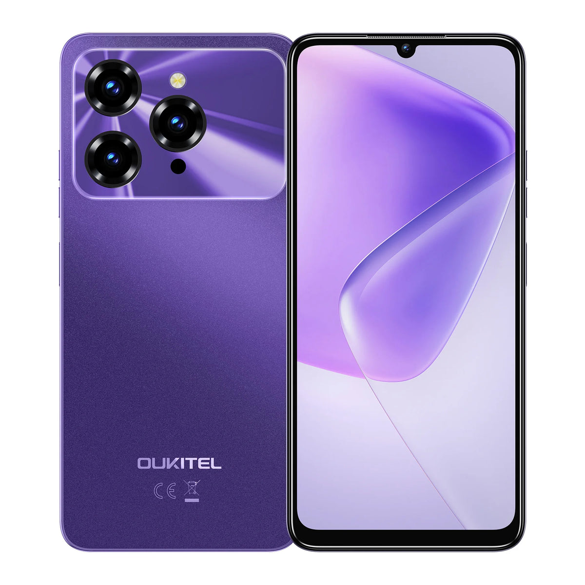 Teléfono Inteligente OUKITEL C6 con Android 15, Pantalla de 6.8 Pulgadas, 24GB+256GB/1TB, Batería de 5150mAh, Cámara de 18 Megapíxeles