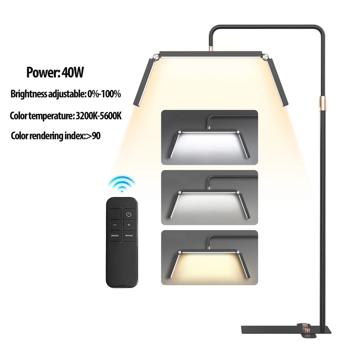 Luz de Relleno LED de Media Luna 3000K-6000K, Lámpara de Luna para Fotografía, Luz de Relleno para Extensiones de Pestañas, Lámparas de Pie de Belleza