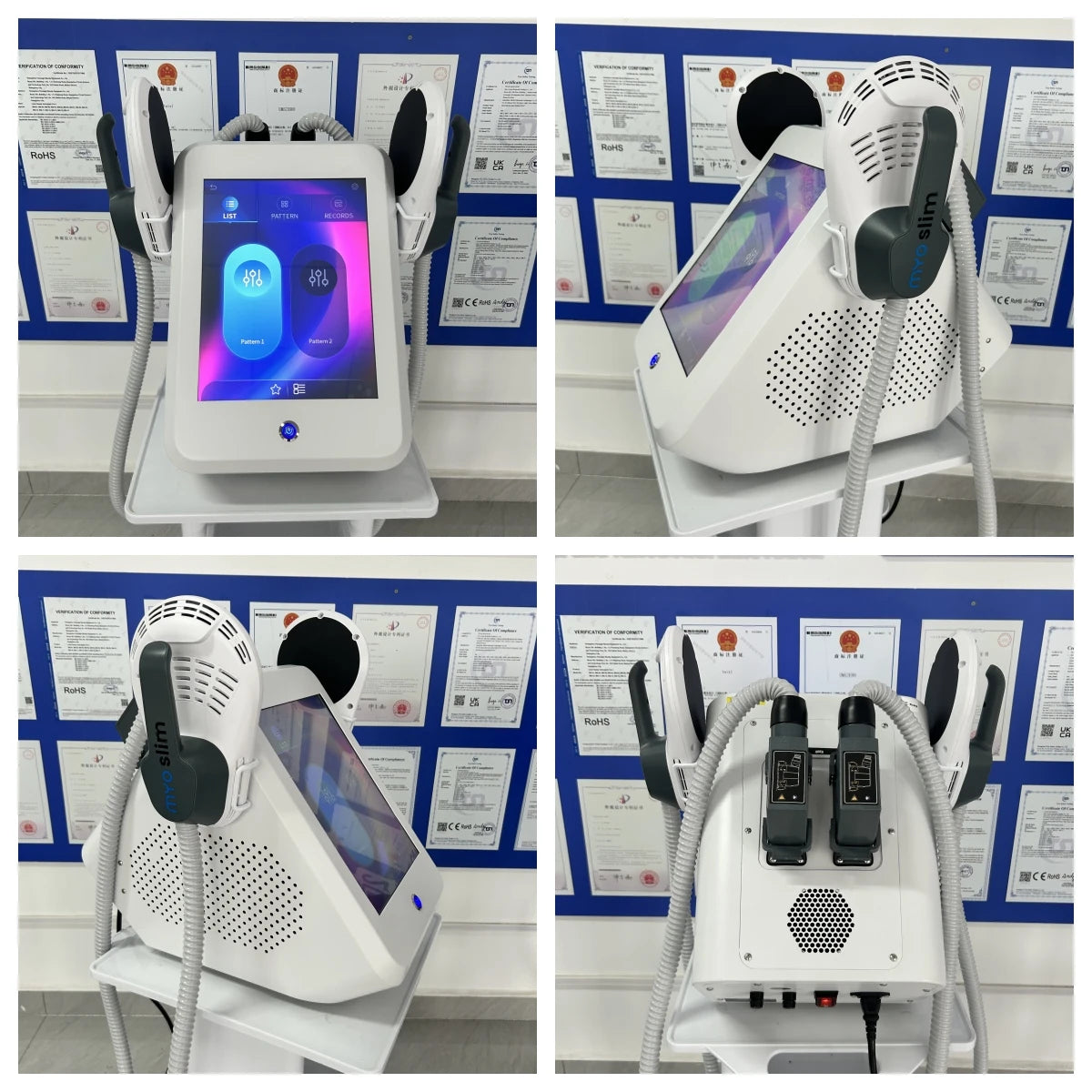 Nueva máquina de esculpir RF MYOslim EMS, dispositivo masajeador para esculpir el cuerpo, dispositivo electromagnético para adelgazar grasa, estimulación muscular