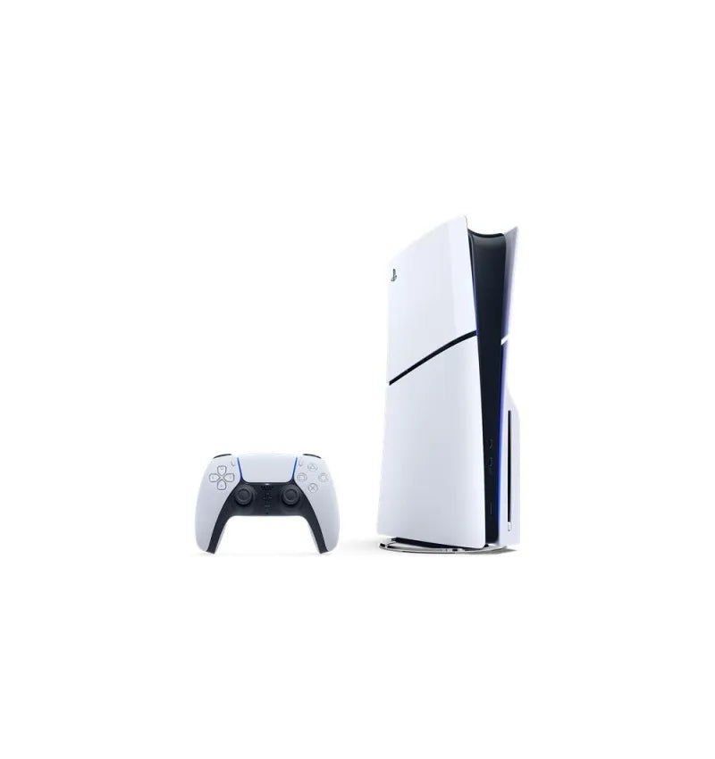 Ps5 Slim White Edition Console (1Tb) – E Chassis – Version with Reader – 1 Dualsense Controller