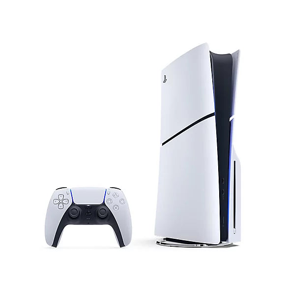 Ps5 Slim White Edition Console (1Tb) – E Chassis – Version with Reader – 1 Dualsense Controller