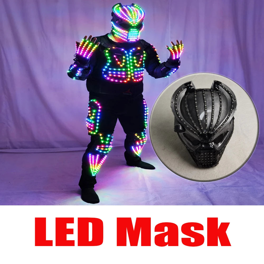 Future LED Robot traje de baile Festival celebrar fiesta de graduación espectáculo de música disfraz bailarina espectáculo Club vestido