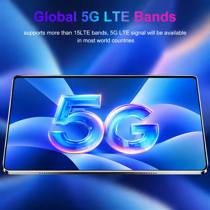 Tablet 5G Android de 10.36 Pulgadas con Pantalla 4K HD, 16GB, 1TB, WiFi, Tablet PC con Llamadas Telefónicas de 16MP+32MP, Batería de 12000mAh, Android 13.0, 10 Núcleos, Doble Tarjeta SIM