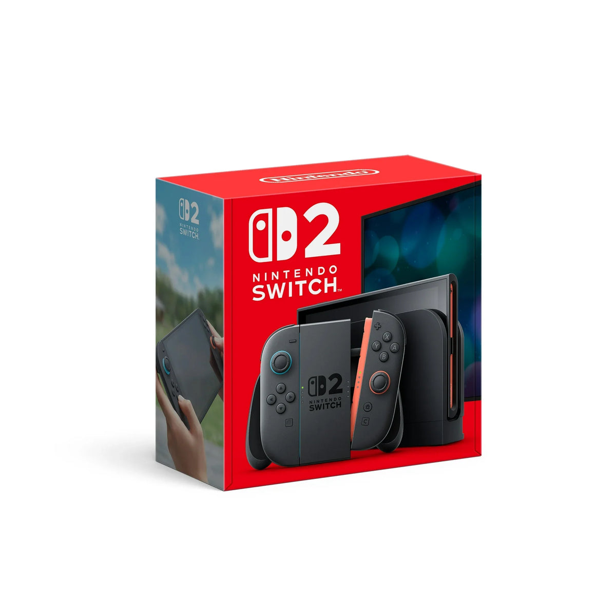 Nintendo Switch 2 Edición Estándar: Pantalla de 7,9 Pulgadas 1080P, Almacenamiento de 256 GB, HDR, 120 FPS, Joy-Con 2 Mejorado, Base 4K, Compatibilidad con Versiones Anteriores