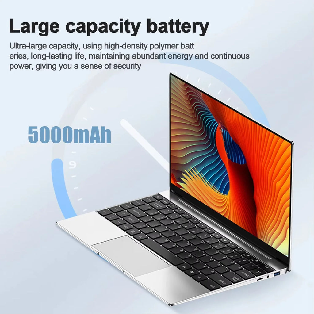 2026 Brand New Portable Intel Core I9 10980HK Desktop Laptop Windows 11 14.1 inch Gaming Computer PC Gamer Laptops I9 Study Work PC Notebook Laptop