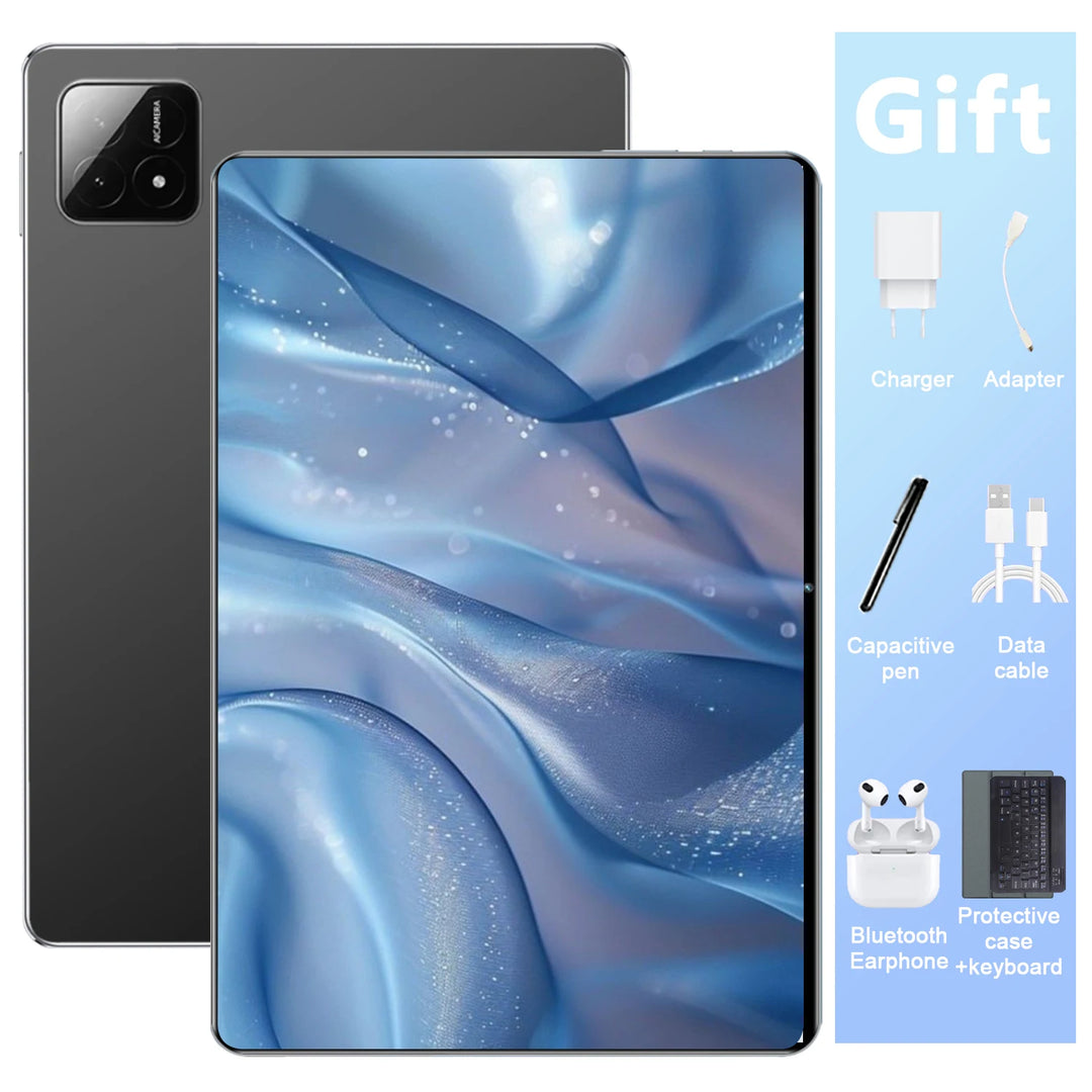 Tablet 5G Android de 10.36 Pulgadas con Pantalla 4K HD, 16GB, 1TB, WiFi, Tablet PC con Llamadas Telefónicas de 16MP+32MP, Batería de 12000mAh, Android 13.0, 10 Núcleos, Doble Tarjeta SIM