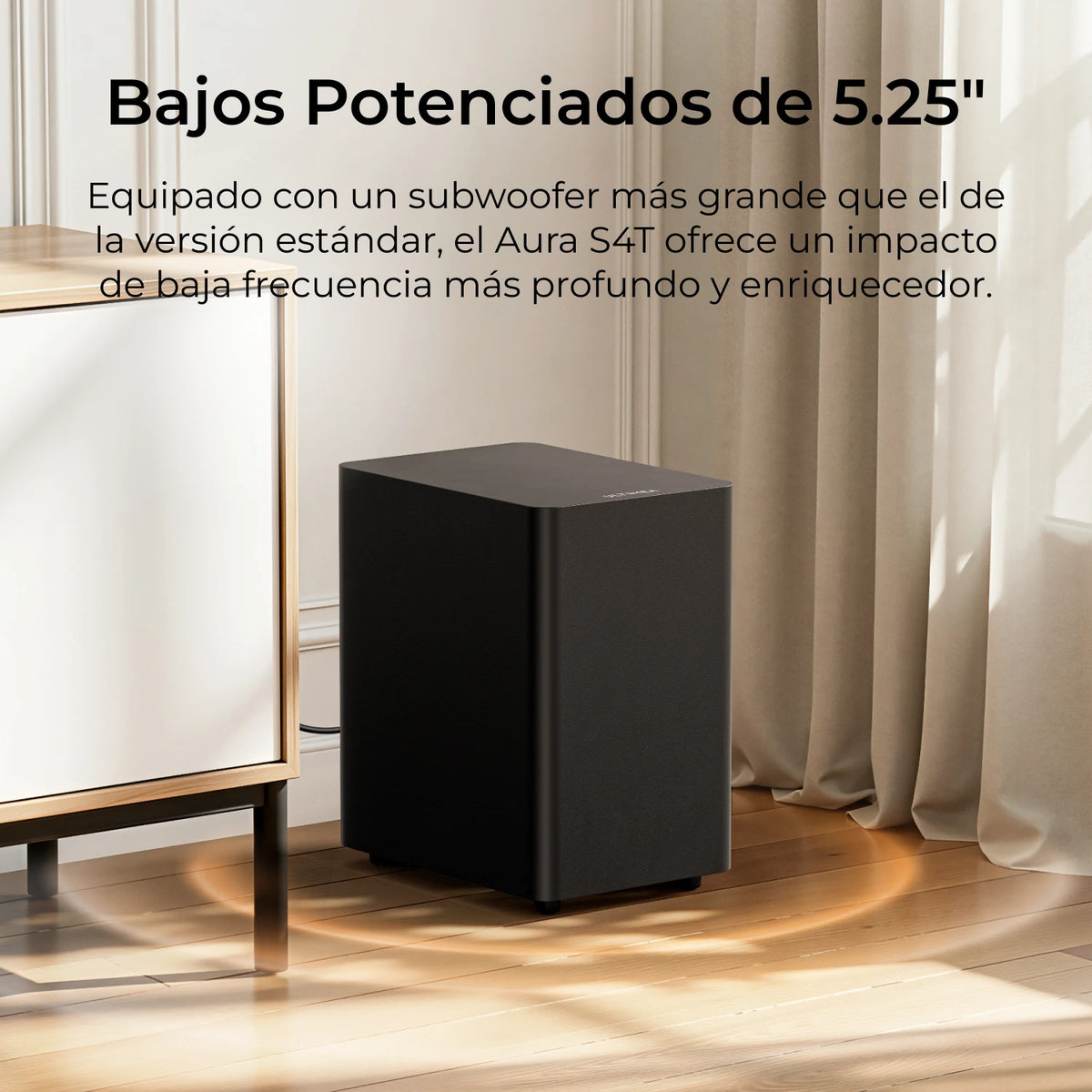ULTIMEA 350W Sistema de Barra de Sonido 7.1ch para TV con Subwoofer y 4 Altavoces Envolventes, Sonido Envolvente de Cine en Casa, Control por App, HDMI ARC