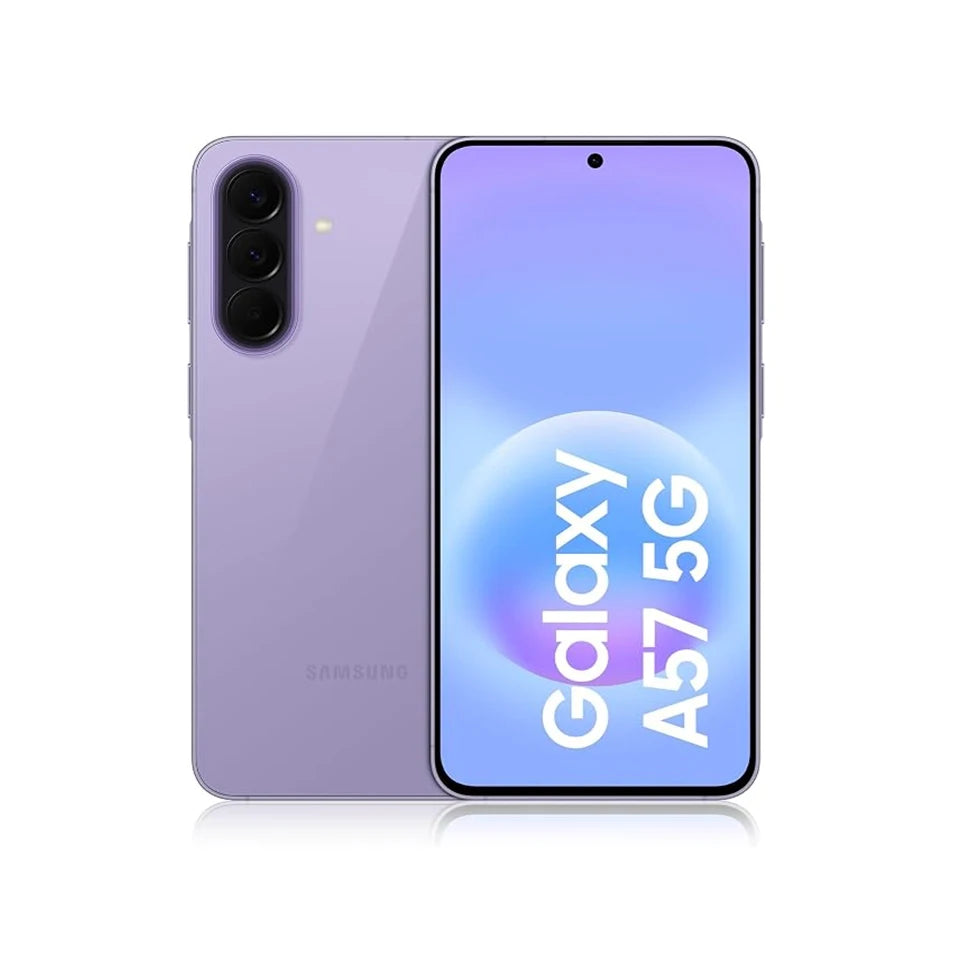 Smartphone Samsung Galaxy A57 5G con IA, cámara gran angular de 50 MP, Exynos 1680, pantalla Super AMOLED de 6.7" a 120 Hz, batería de 5000 mAh, NFC
