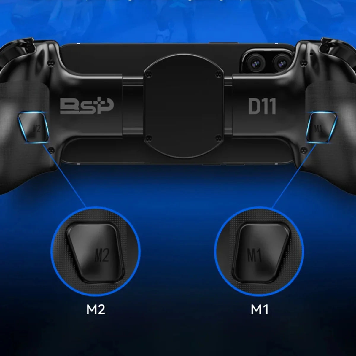 Controlador Gaming KLACK D11 Inalámbrico Bluetooth Extensible para Switch Android iPhone iPad PC PS3 PS4 Xbox