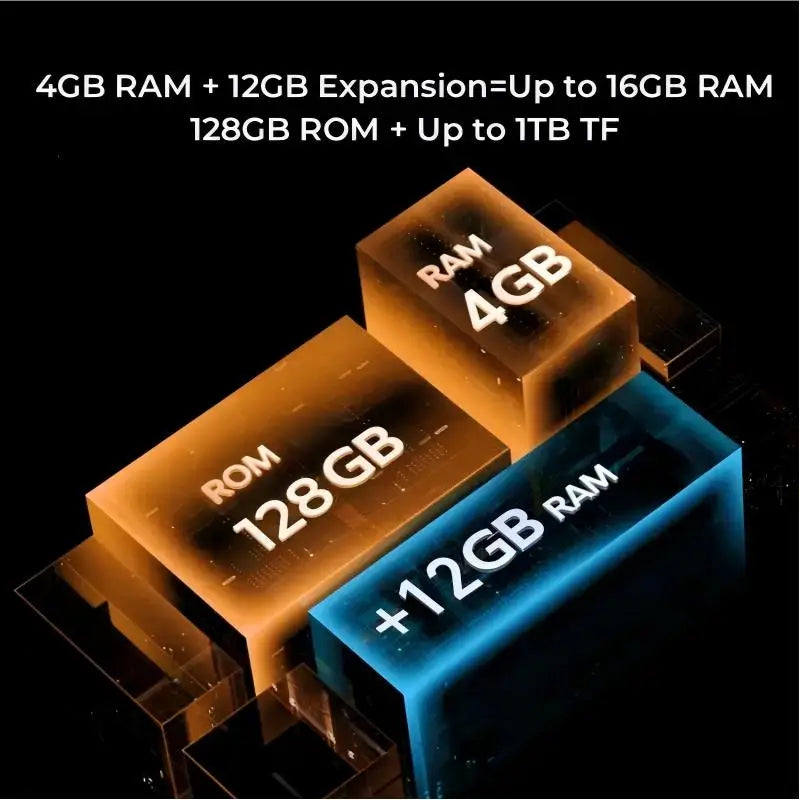 OUKITEL WP28S, teléfono resistente desbloqueado, batería de 10600 mAh, teléfono móvil con pantalla de 6,52 pulgadas, 16 GB + 128 GB de memoria ROM/TF, 1 TB, cámara de 13 MP.