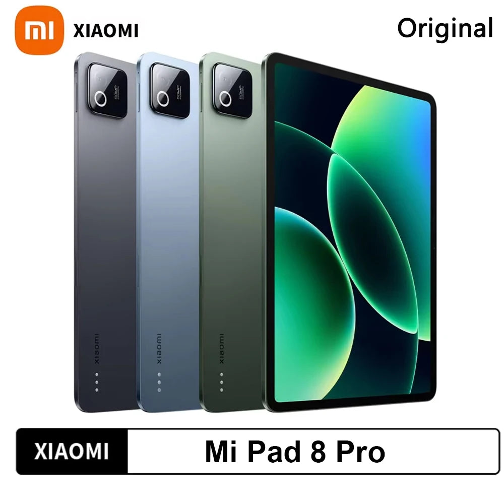 Versión Global Xiaomi Pad 8 Pro Tablet 11.2" Pantalla 3.2K 144Hz Snapdragon de 8 núcleos ®   Mi Pad 8 Elite con Cámara Trasera de 50MP y Batería de 9200mAh