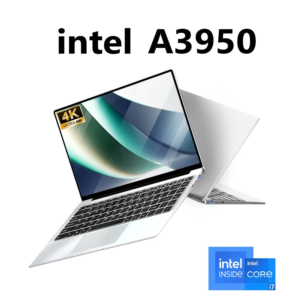 Portátil Windows 11 2026, Intel Core I7 9850H/Intel A3950, 12 GB de RAM, 1 TB/2 TB SSD, 14.1", Portátil Ultra Delgado, PC para Negocios, Estudio y Oficina