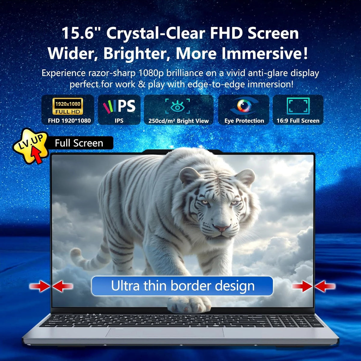 Laptop 2026 con Windows 11 Pro, Intel Core I9 9900, 16GB RAM, 1TB/2TB SSD, Pantalla de 15.6', para Oficina y Juegos, con Lector de Huellas, Portátil, PC Gamer, 1920*1080 4K HD