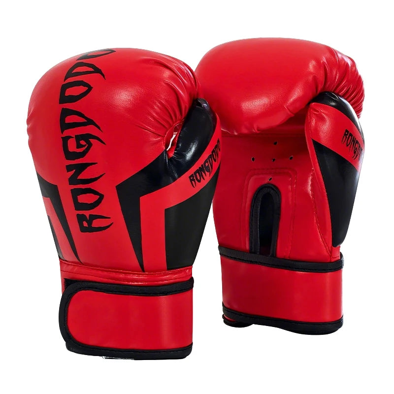 Guantes de Boxeo para Niños de 4/6/8 oz, Guantes de Boxeo de Piel Sintética para Entrenamiento Físico, Kickboxing, Deportes de Combate, Entrenamientos con Saco de Boxeo