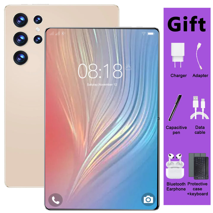 Tablet PC de 10.36 Pulgadas con 5G, Android 13, Procesador de 14 Núcleos, Cámaras Dobles, Doble SIM, 20000 mAh, 16 GB de RAM + 1 TB de ROM, Google Play, Bluetooth, Wifi