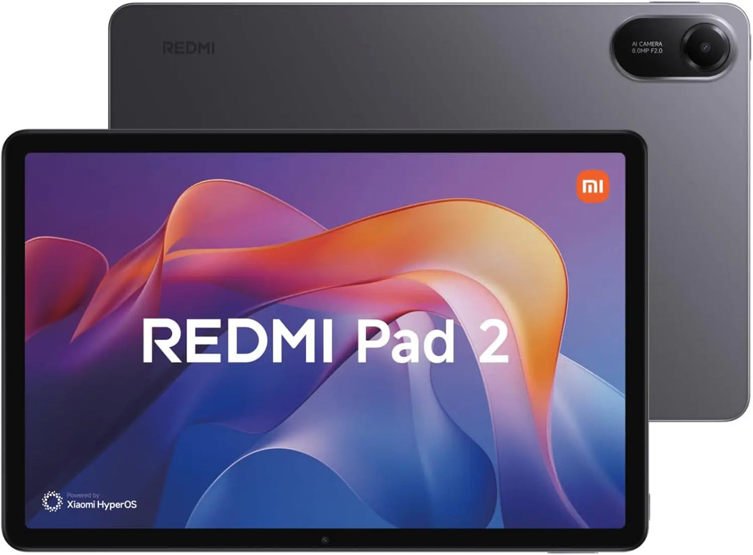 Xiaomi Redmi Pad 2 Tableta, Pantalla 11" 2.5K 90Hz, Procesador MediaTek Helio G100-Ultra, Batería 9000mAh, Carga rápida, WiFi 5 IPv6, HyperOS, Cámara 8MP, 100% Authentic &amp; Brand New