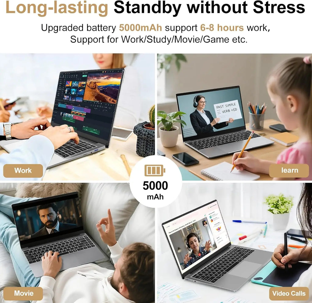 Computadora portátil de 14.1 pulgadas, Intel Core i9 10980HK, 16 GB de RAM, 1 TB/2 TB SSD, portátiles con Windows 11 Pro, computadora portátil para oficina, estudio y juegos.
