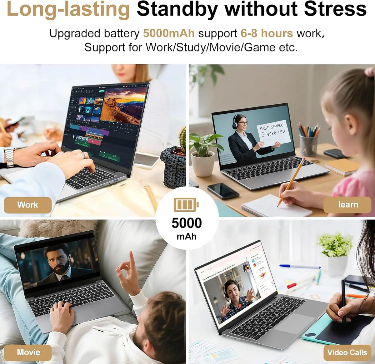Computadora portátil de 14.1 pulgadas, Intel Core i9 10980HK, 16 GB de RAM, 1 TB/2 TB SSD, portátiles con Windows 11 Pro, computadora portátil para oficina, estudio y juegos.