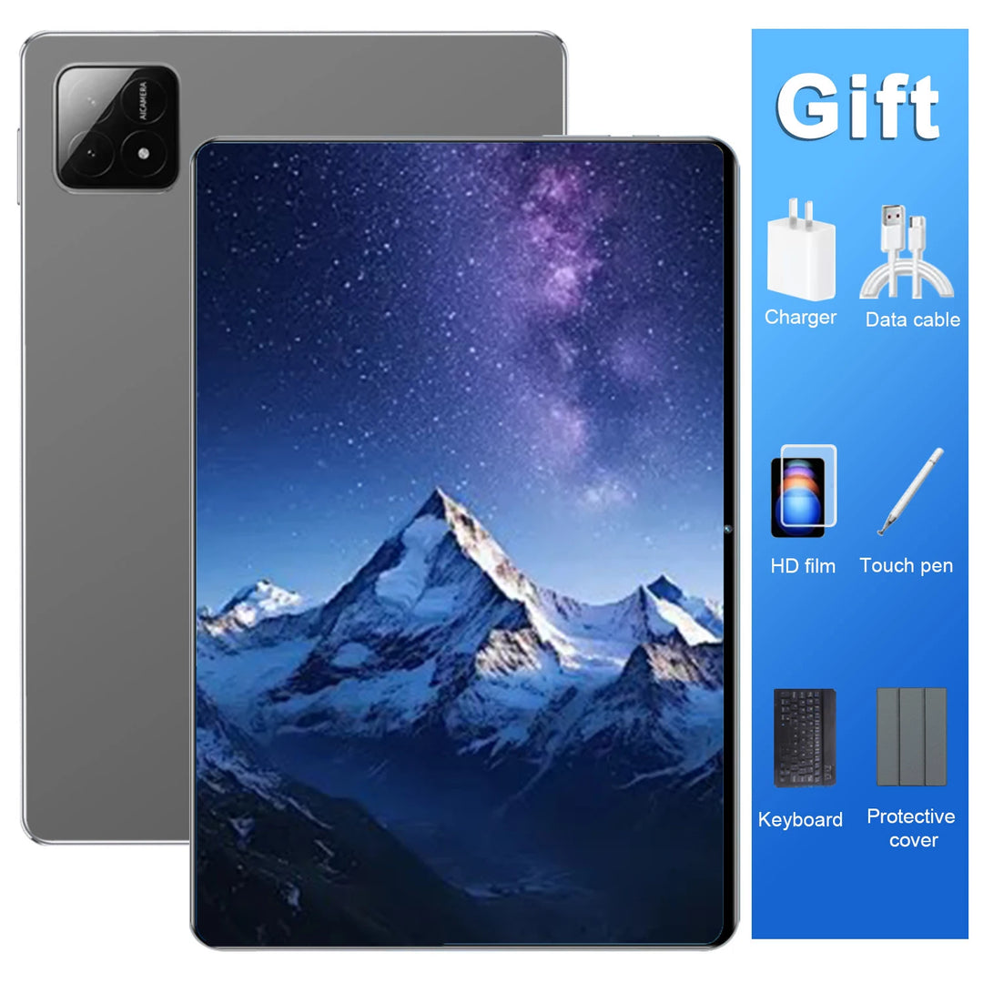 Tableta 5G con Android, pantalla de 10,36 pulgadas, batería de 20000 mAh, cámara dual de 16+32 MP, doble SIM, 16 GB de RAM, 1 TB de ROM, WiFi, Android 13, procesador de 14 núcleos, GPS, ideal para estudiar.