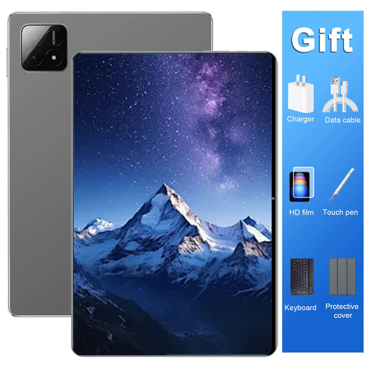 Tableta 5G con Android, pantalla de 10,36 pulgadas, batería de 20000 mAh, cámara dual de 16+32 MP, doble SIM, 16 GB de RAM, 1 TB de ROM, WiFi, Android 13, procesador de 14 núcleos, GPS, ideal para estudiar.