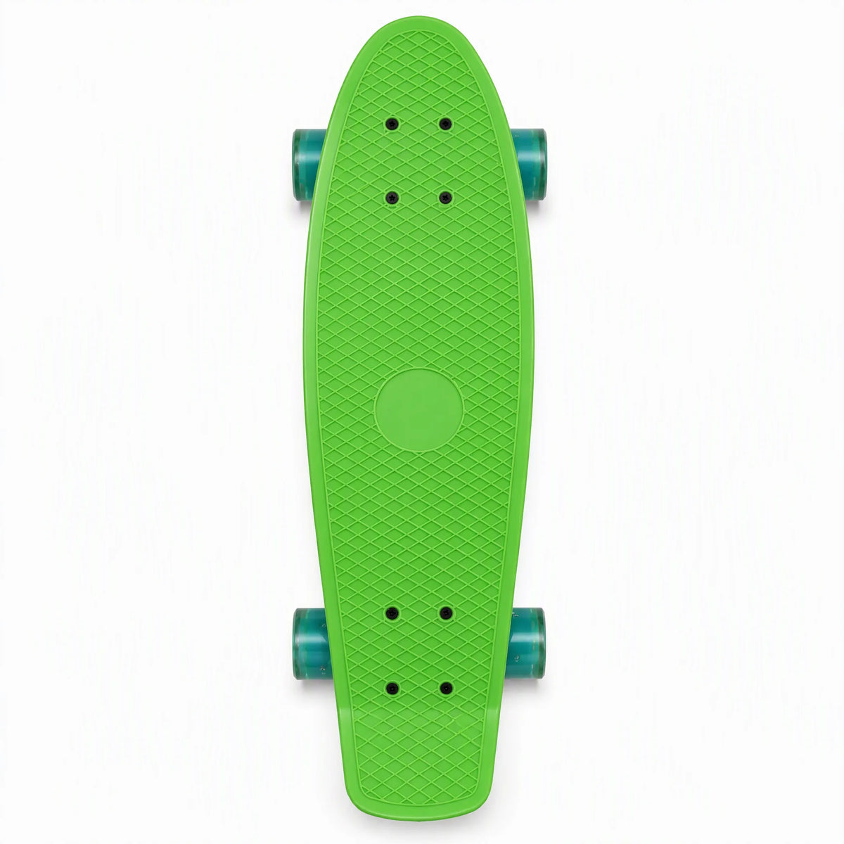 Mini Cruiser,Monopatín completo de 68,5 cm con ruedas luminosas y textura de rejilla para mejorar el agarre. Ideal para practicar y disfrutar al aire libre